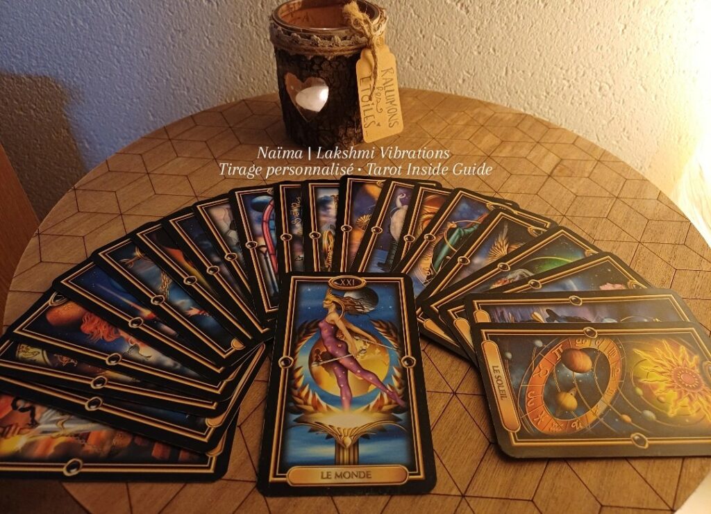 Les archétypes majeurs du tirage personnalisé Tarot Inside Guide de Laksmi Vibrations